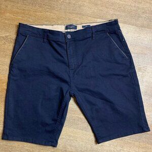 Blue Flat Front Marc Asher Shorts